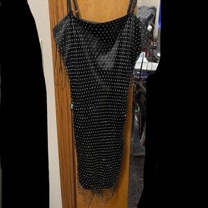 Black Fish Net Dress